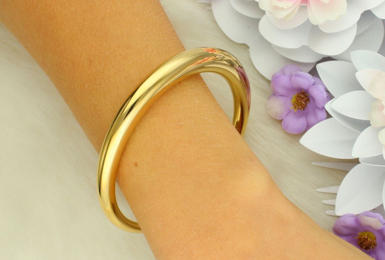 Bransoletka damska Nomination Italy Ecclettica 134306012 (L) – złota, stal szlachetna, sztywna.jpg